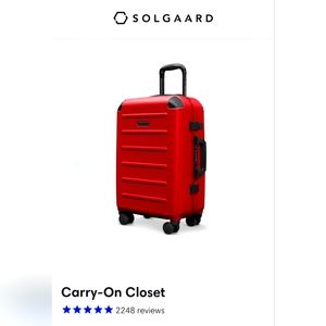 Solgaard Carry-on Closet luggage. Brand New. NWT